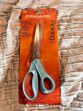 Fiskars Pink Power Scissors Blue & Orange NWT